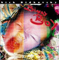 Binky Boy: electric guitar music CD front cover art